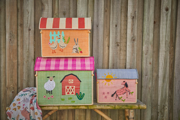 Storage baskets and boxes
