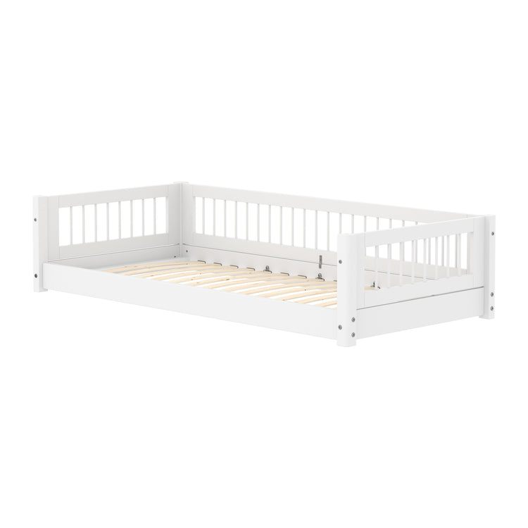 Flexa. Montessori bed 90x200cm F.Wht. With Crossbars