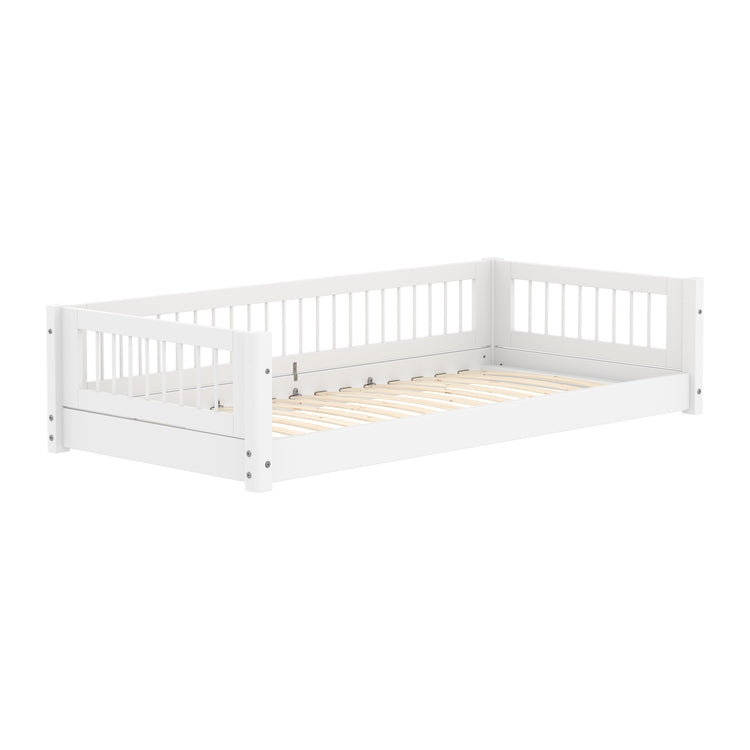Flexa. Montessori bed 90x200cm F.Wht. With Crossbars