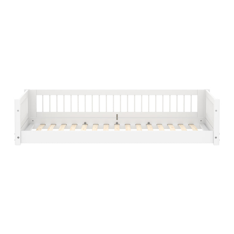 Flexa. Montessori bed 90x200cm F.Wht. With Crossbars