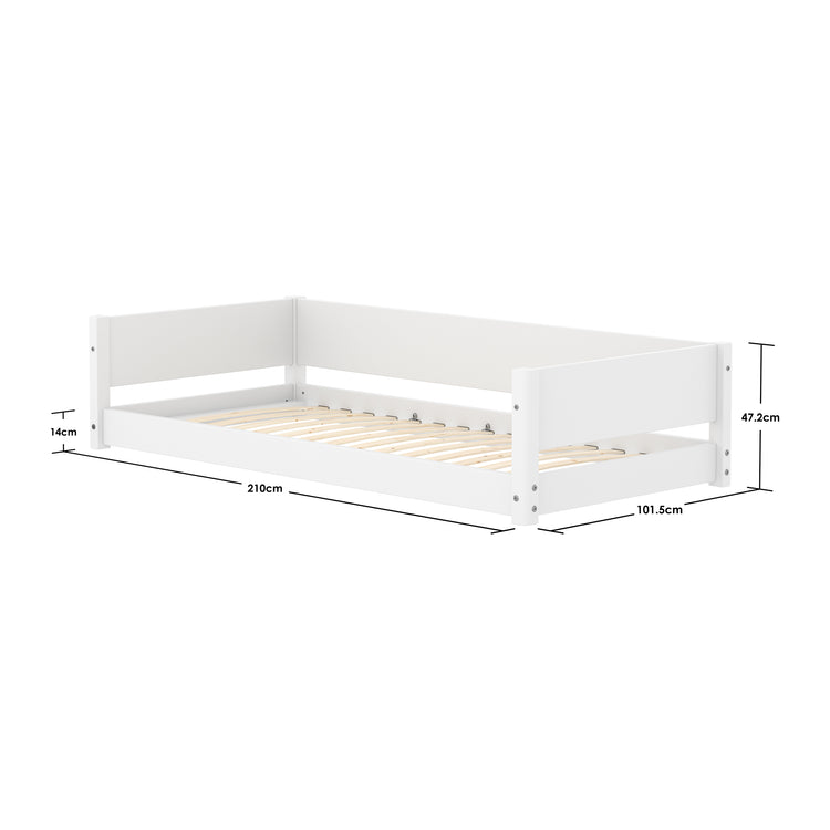 Flexa. Montessori bed 90x200cm F.Wht.