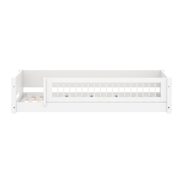 Flexa. Κρεβάτι με γύρω προστατευτικά White Montessori Crossbars