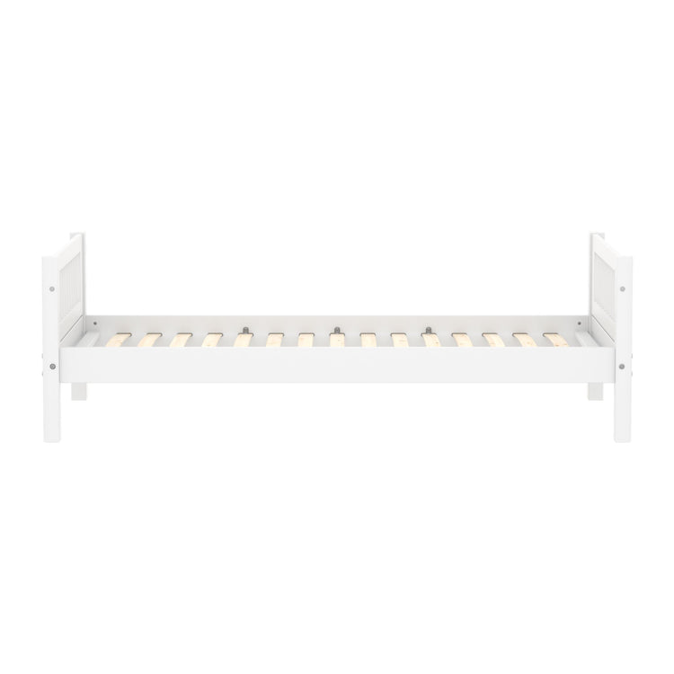 Single bed F.Wht. MDF  200x90  Legs F.Wht.