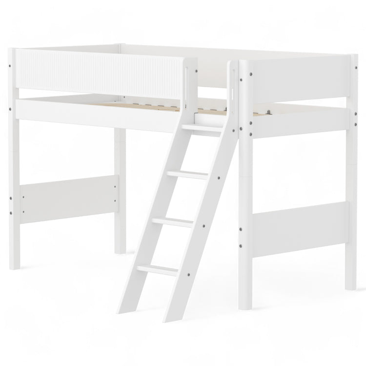 Flexa. Semi-high bed with slanting ladder