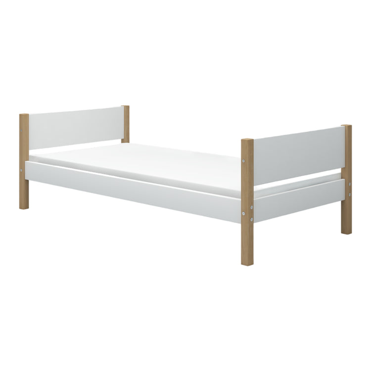 Flexa. Nor bed - 210cm - White / Oak