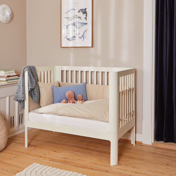 FLEXA. Baby cot Nova - Cream white