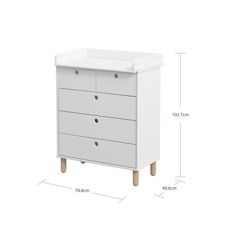 THUKA. Changing table. Dagmar. White