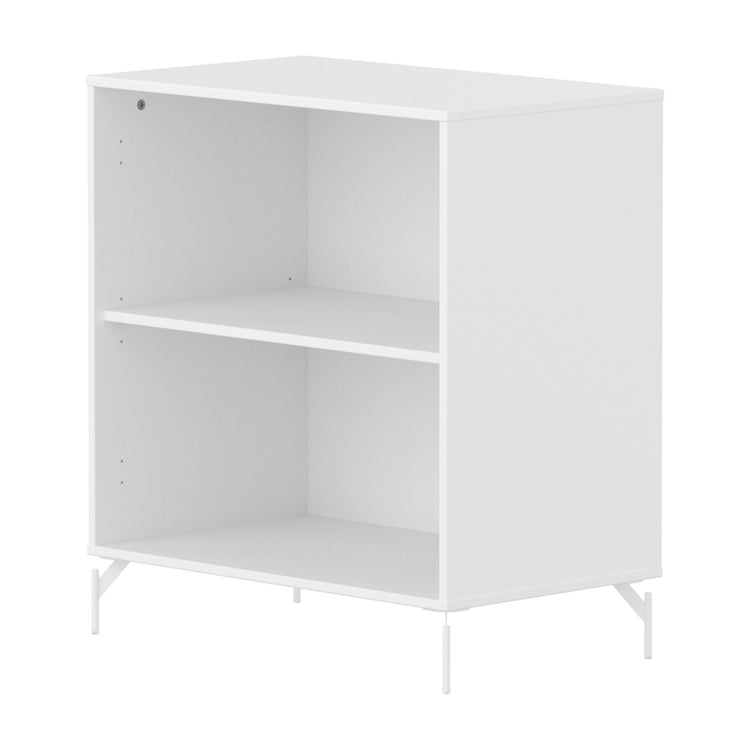 SAGA Shelf unit with 1 shelf. White, White Legs