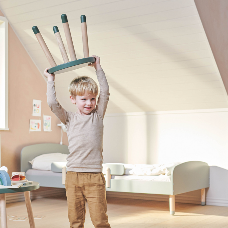 Flexa. Dots stool - Dark green