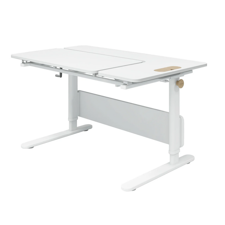 Flexa. MOBY left up study desk - White / Oak