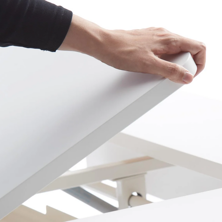 Flexa. MOBY left up study desk - White / Oak