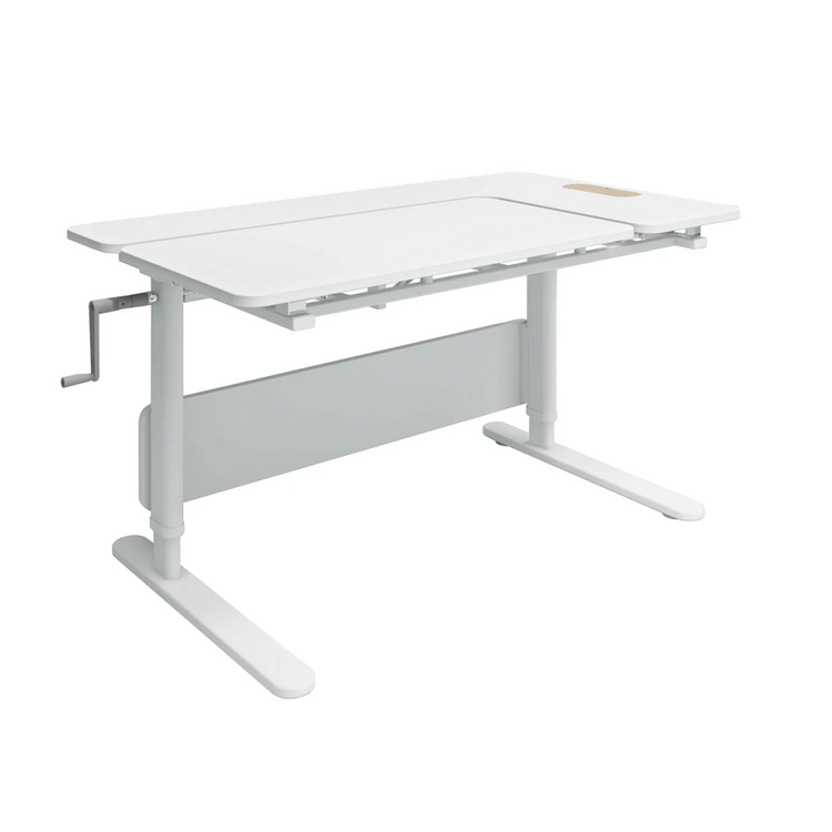 Flexa. MOBY left up study desk - White / Oak