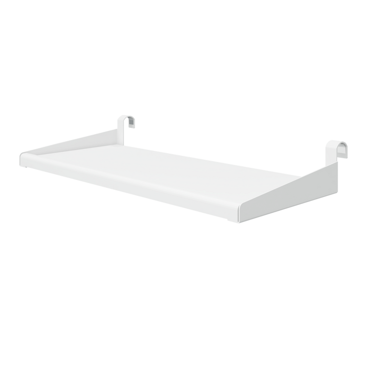Flexa. Classic click-on hanging shelf - White