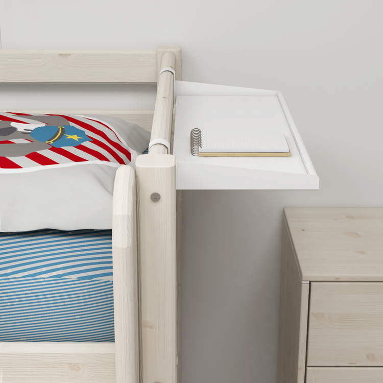 Flexa. Classic click-on hanging shelf - White