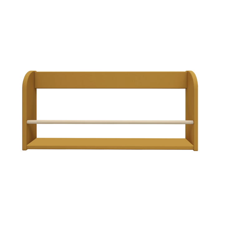 Display shelf DOTS Mustard MDF L:75 D:10 H:34,5cm 1 holder