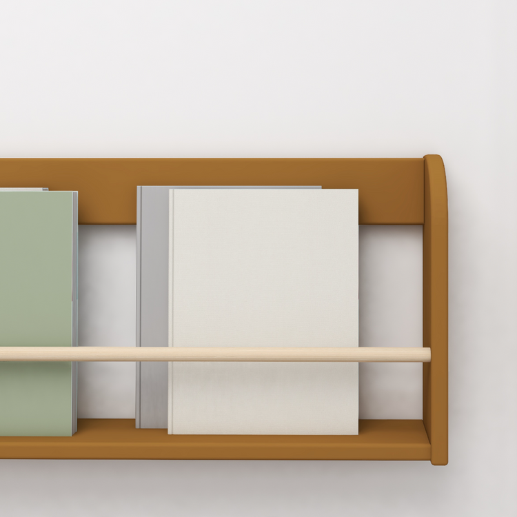 Display shelf DOTS Mustard MDF L:75 D:10 H:34,5cm 1 holder