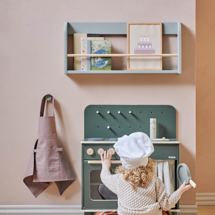 Flexa. Dots display shelf - Light green
