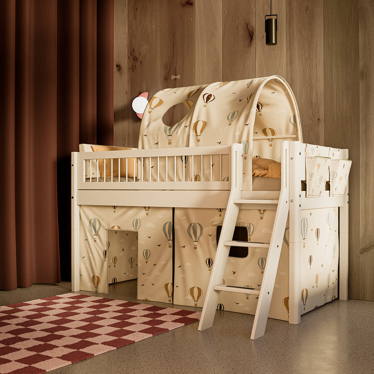 Flexa. Κουρτίνες παιχνιδιού Dawn με θέμα Αερόστατα