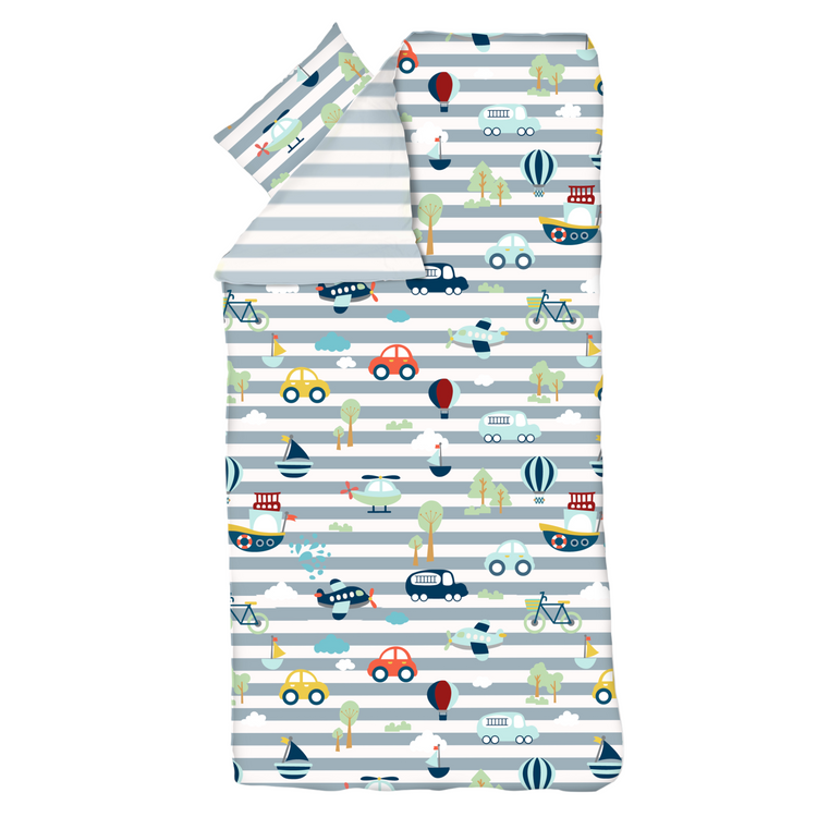 Bed linen set Transportation 200x140   70x50cm