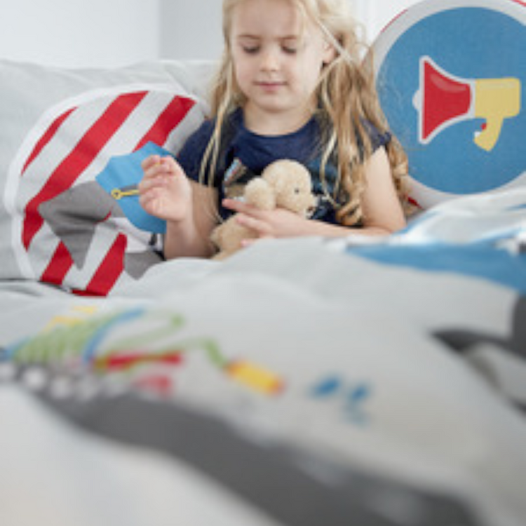 Flexa. Little heroes back rest cushion - Multicolor