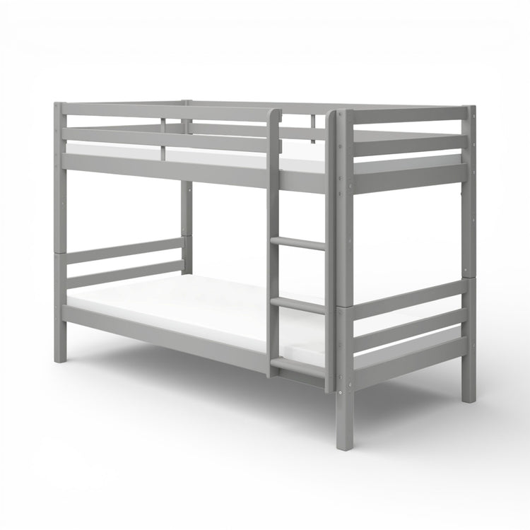 Actim bunk bed with straight ladder. Grey