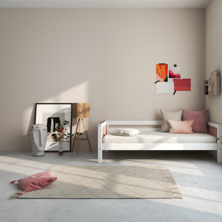 THUKA. Nordic - Rose panel bed. Back rails