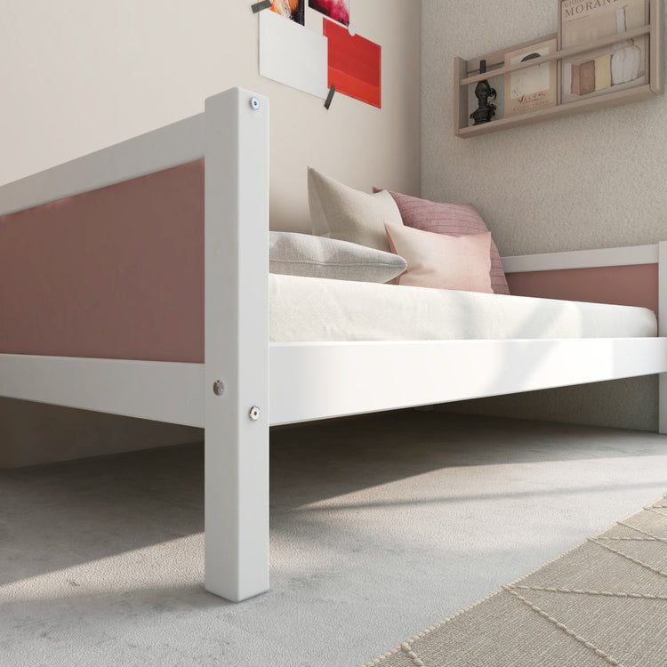 THUKA. Nordic - Rose panel bed. Back rails