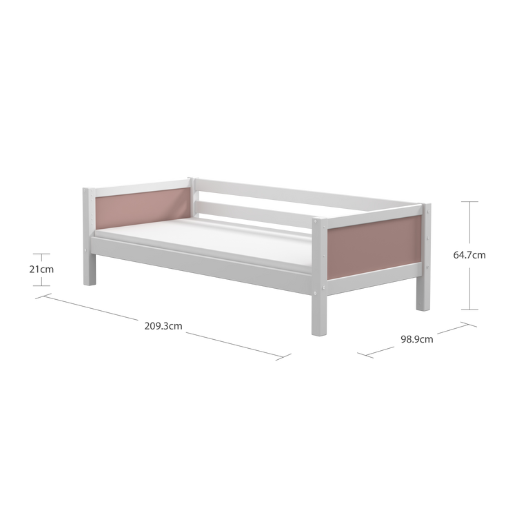 THUKA. Nordic - Rose panel bed. Back rails