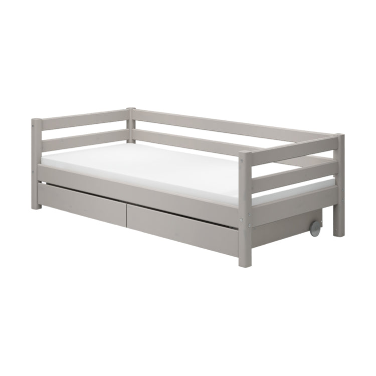 Flexa. Classic bed with drawers - 210cm - Grey washed