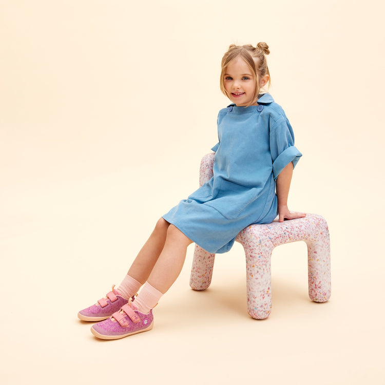 AFFENZAHN. Παπούτσια Sneaker Knit Happy Φλαμίνγκο