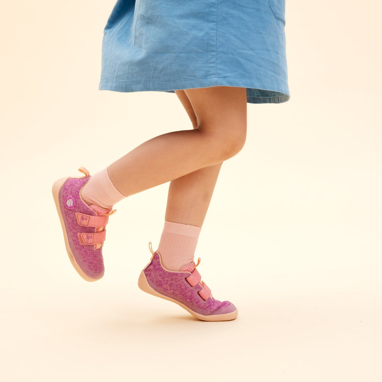 AFFENZAHN. Παπούτσια Sneaker Knit Happy Φλαμίνγκο