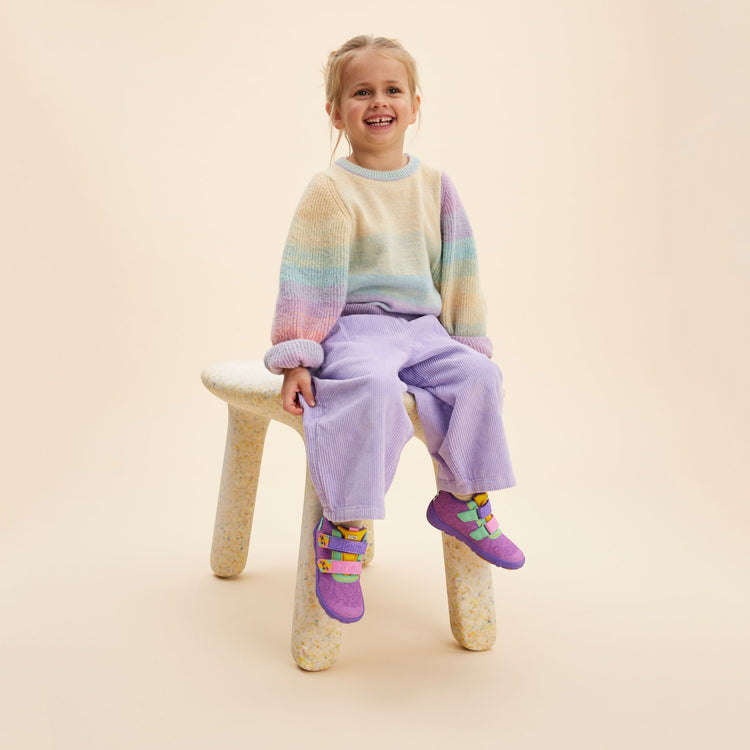 AFFENZAHN. Low Boot Knit Happy Creative Toucan