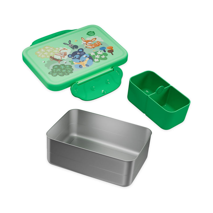 AFFENZAHN. Stainless steel lunchbox Mighty meadow