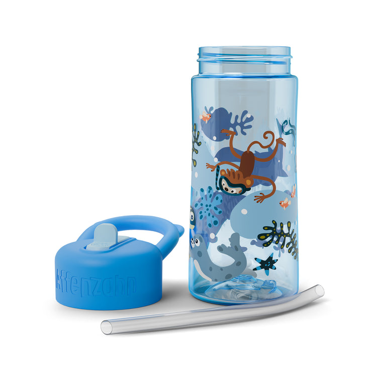 AFFENZAHN. Drinking bottle Unbelievable underwater world