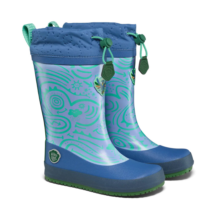 AFFENZAHN. Rain Boot Vegan Puddly Bird of Paradise
