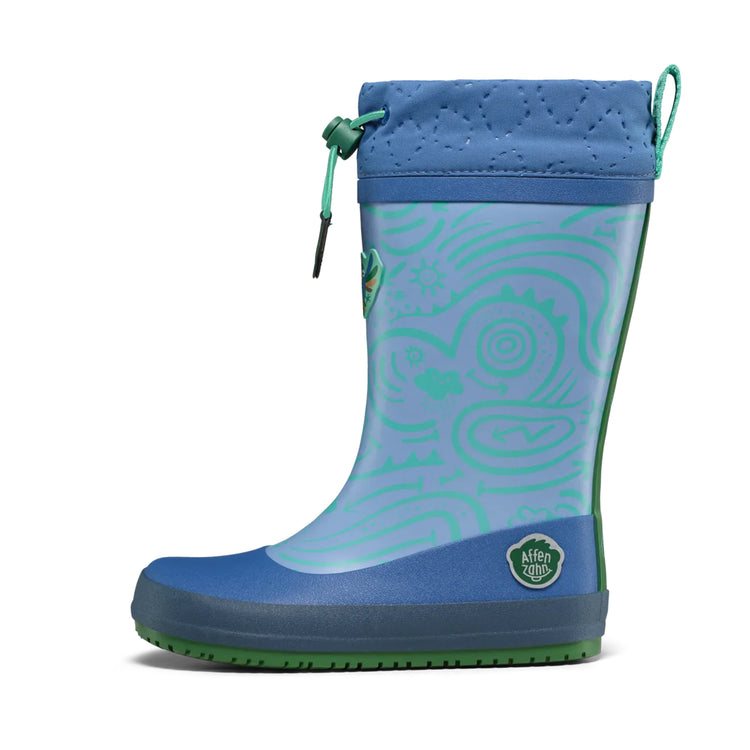 AFFENZAHN. Rain Boot Vegan Puddly Bird of Paradise