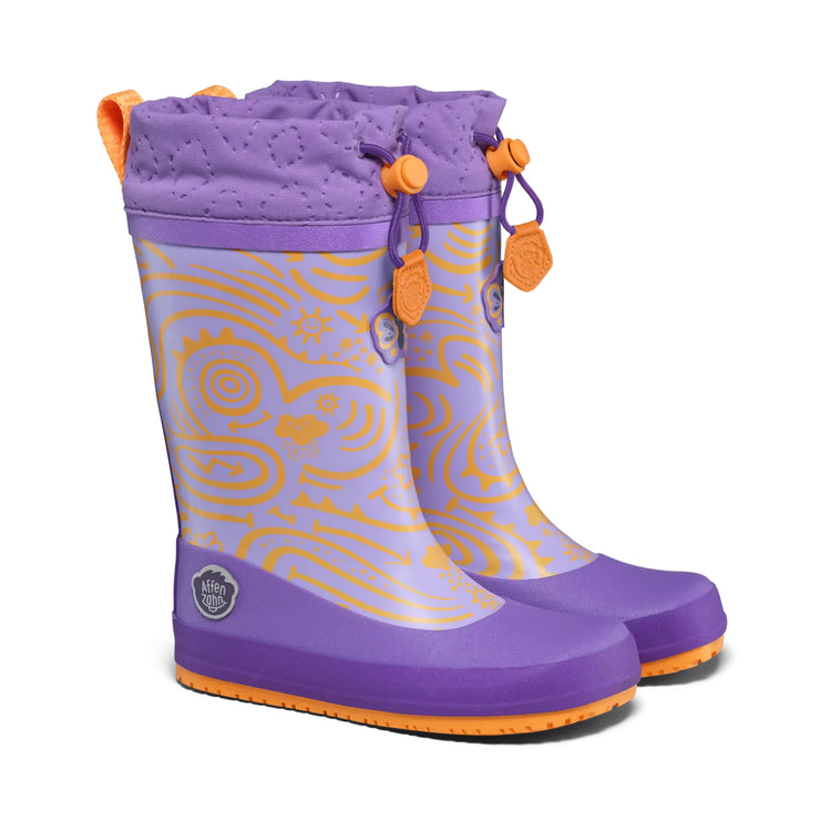 AFFENZAHN. Rain Boot Vegan Puddly Butterfly