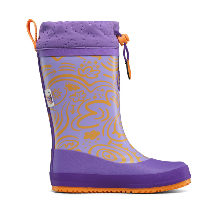 AFFENZAHN. Rain Boot Vegan Puddly Butterfly