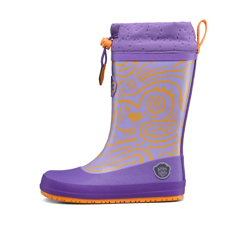 AFFENZAHN. Rain Boot Vegan Puddly Butterfly