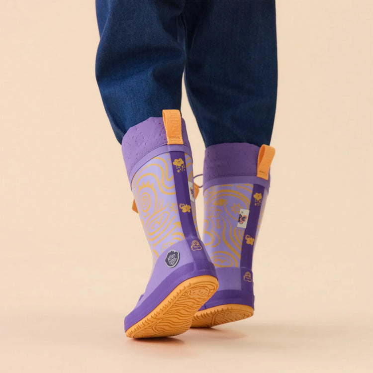 AFFENZAHN. Rain Boot Vegan Puddly Butterfly