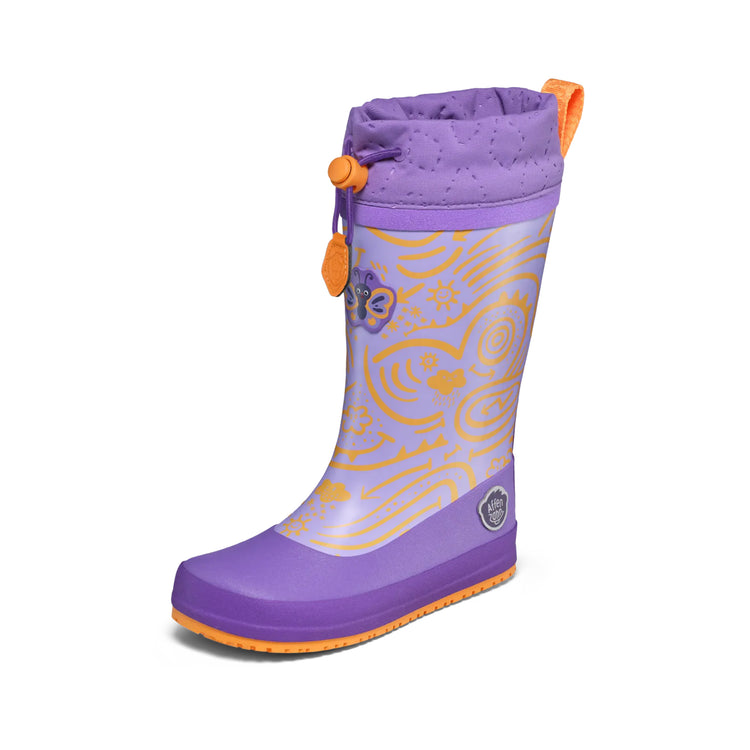 AFFENZAHN. Rain Boot Vegan Puddly Butterfly