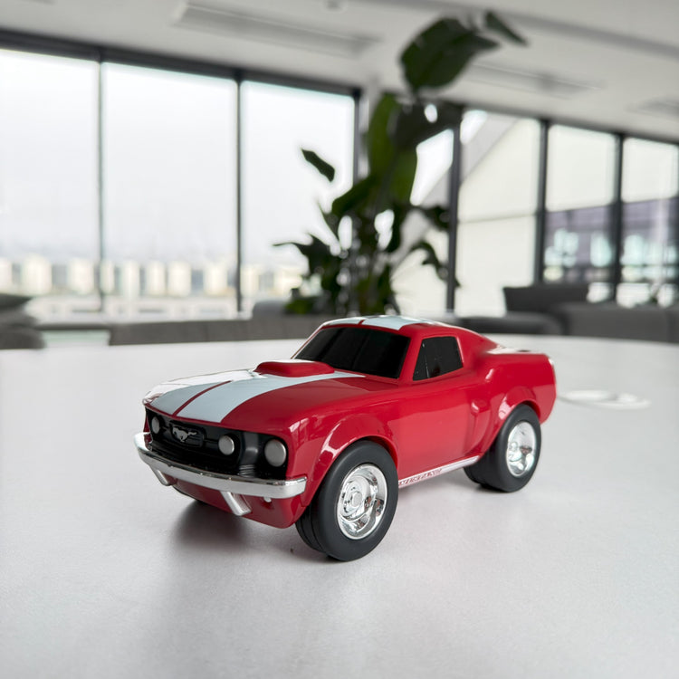 Baghera. Racing Ford Mustang Car Red