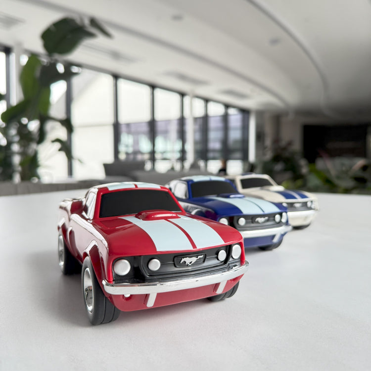 Baghera. Racing Ford Mustang Car Red