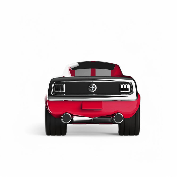 Baghera. Racing Ford Mustang Car Red