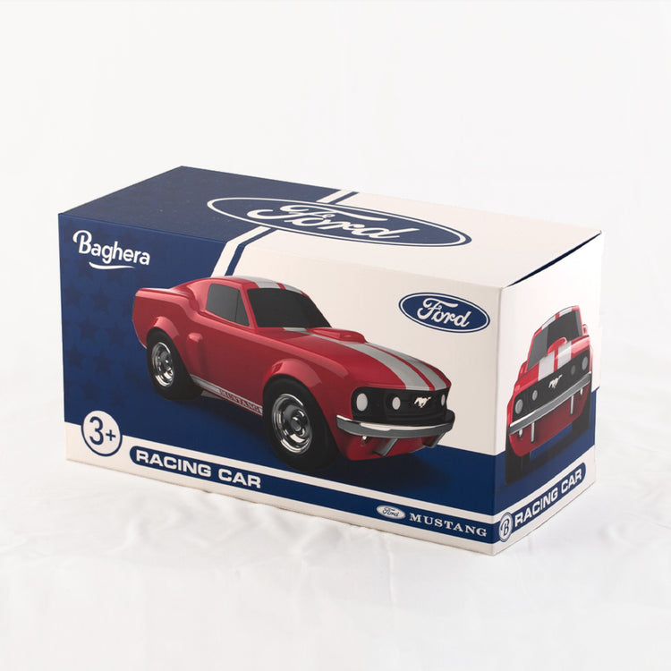 Baghera. Racing Ford Mustang Car Red