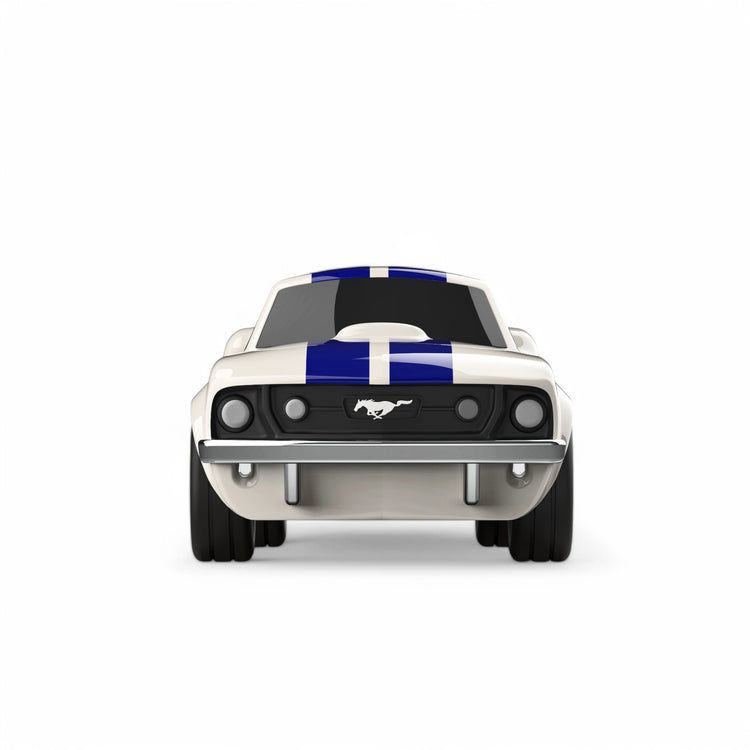Baghera. Racing Car Ford Mustang Ivory White