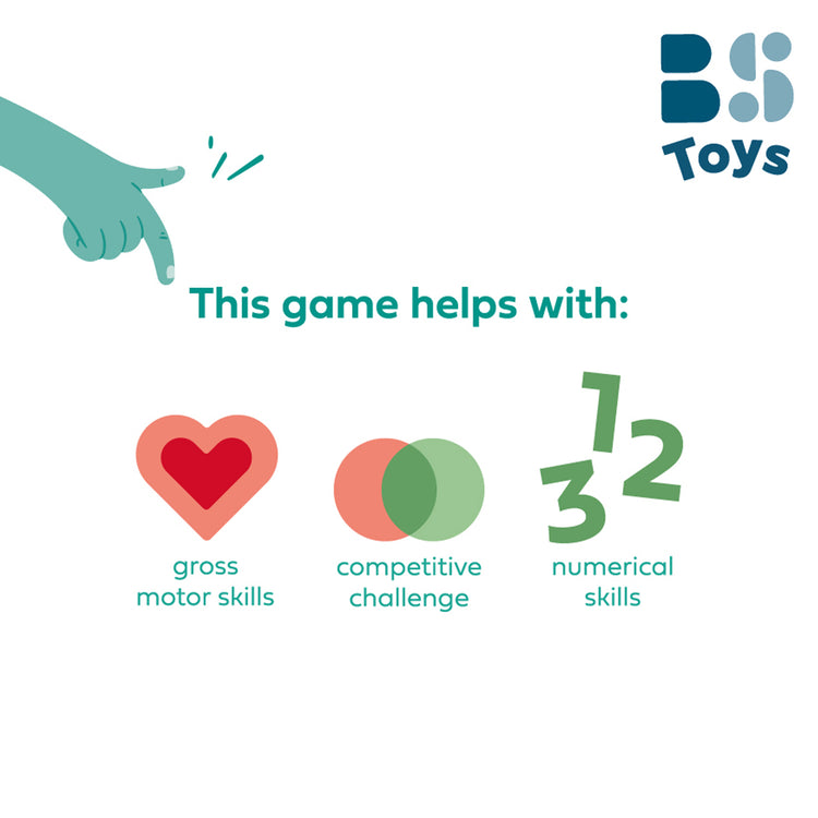 BS TOYS. Στόχος με βέλη δαπέδου XXL