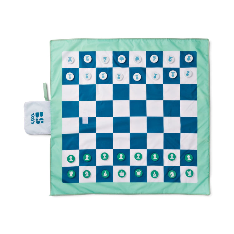 BS TOYS. Σκάκι XL με υφασμάτινο ταμπλό