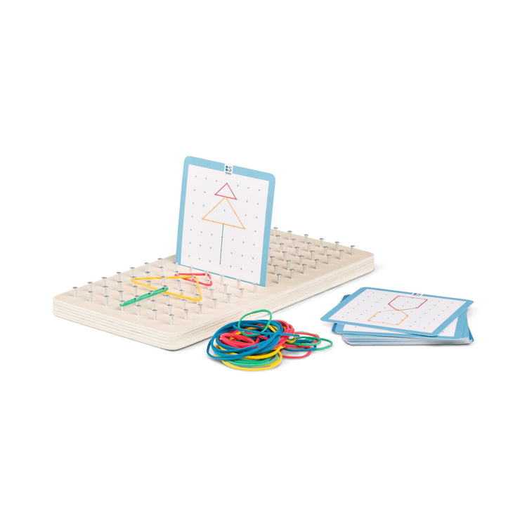 BS TOYS. Εκπαιδευτικό παιχνίδι με Γεωπίνακα - Μονομαχία με Σχήματα