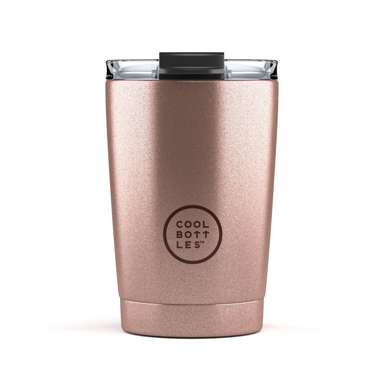 COOL BOTTLES. Stainless steel tumbler Metallic Rose 330ml